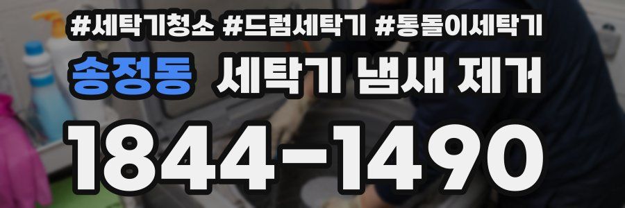 송정동 세탁기 냄새 제거