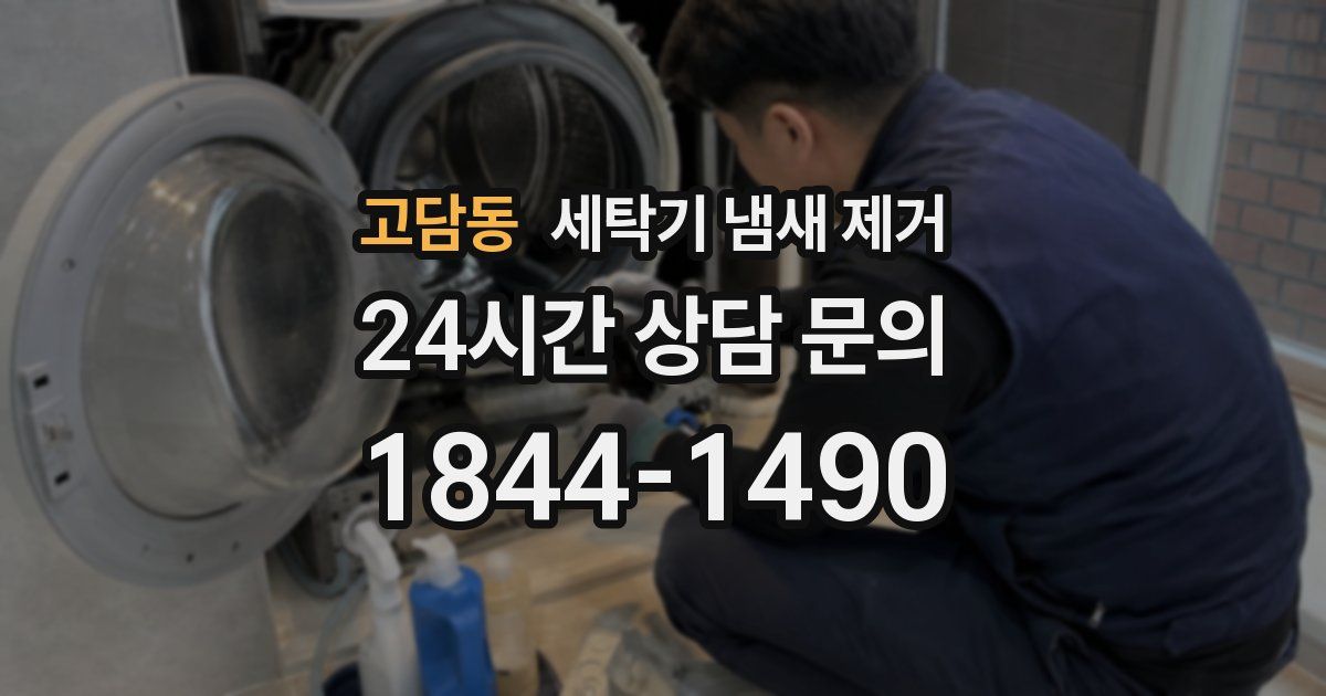 고담동 세탁기 냄새 제거