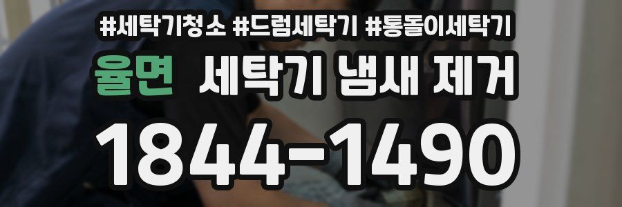율면 세탁기 냄새 제거