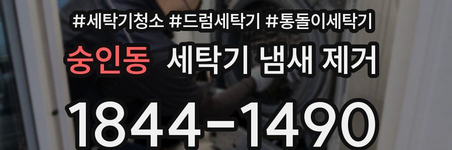 숭인동 세탁기 냄새 제거