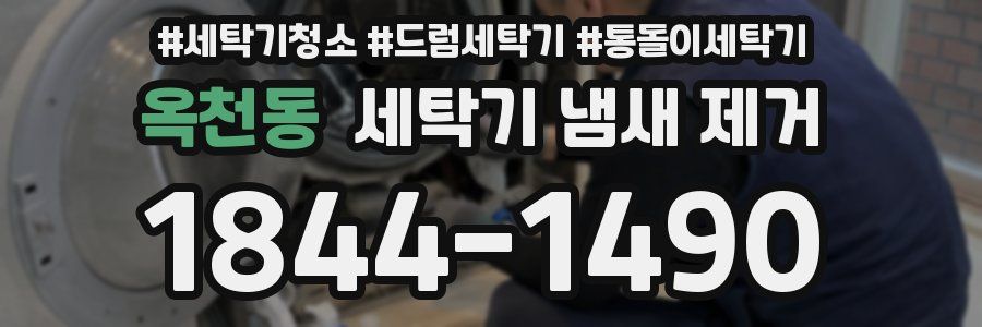 옥천동 세탁기 냄새 제거