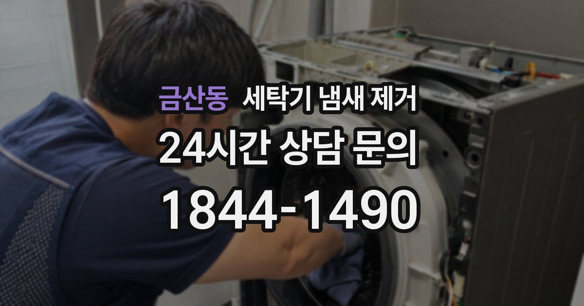 금산동 세탁기 냄새 제거
