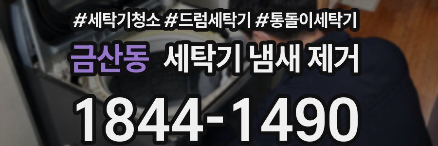 금산동 세탁기 냄새 제거