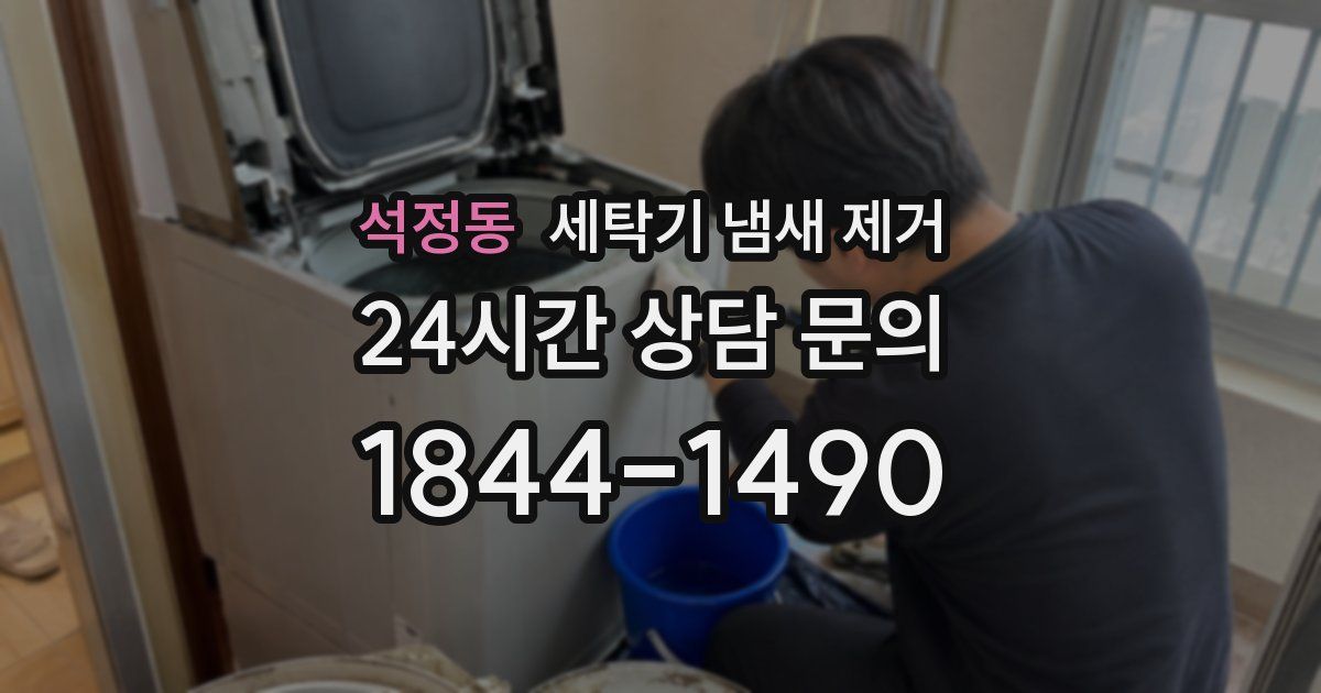 석정동 세탁기 냄새 제거