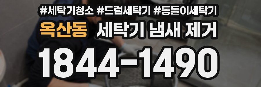 옥산동 세탁기 냄새 제거