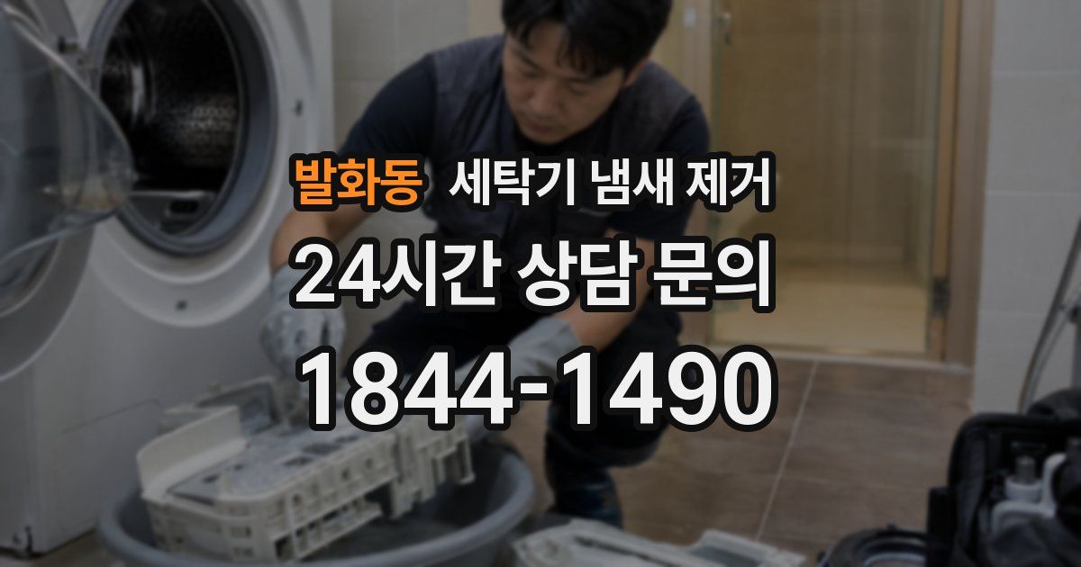 발화동 세탁기 냄새 제거