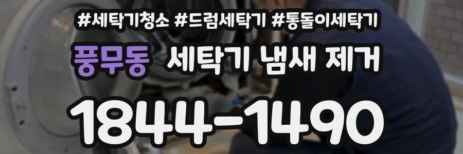 풍무동 세탁기 냄새 제거