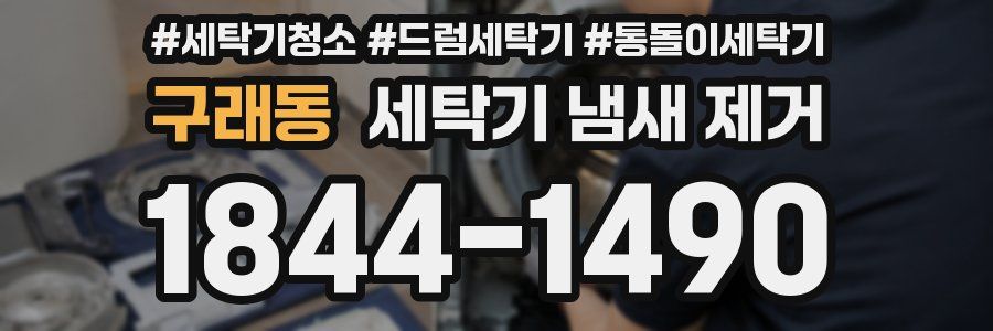 구래동 세탁기 냄새 제거