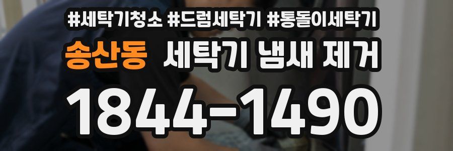 송산동 세탁기 냄새 제거