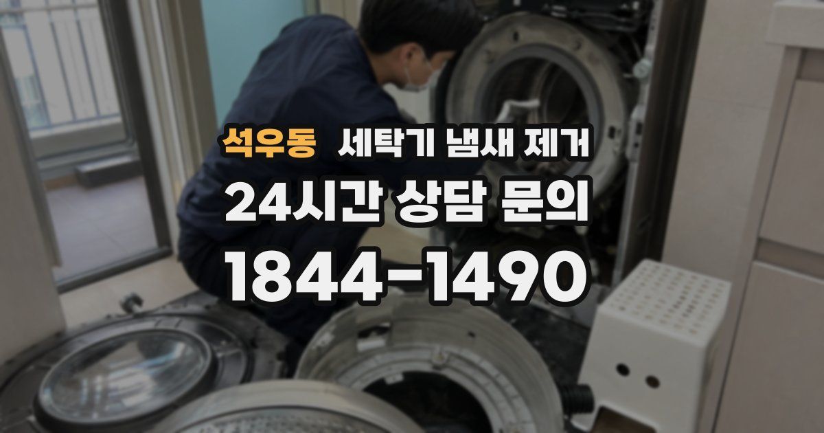 석우동 세탁기 냄새 제거