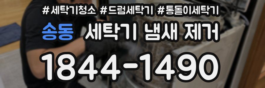 송동 세탁기 냄새 제거