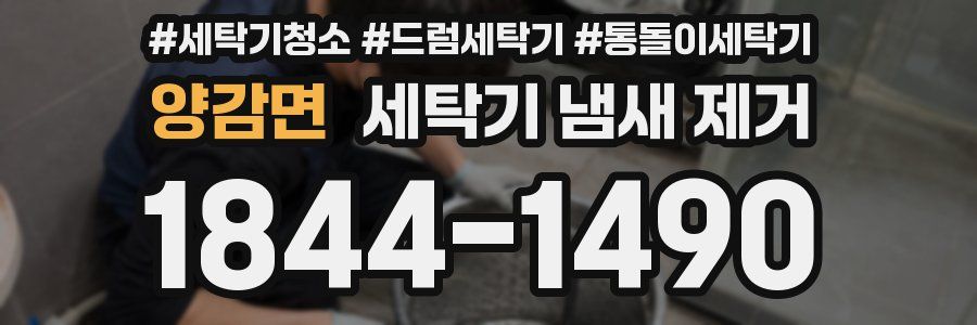 양감면 세탁기 냄새 제거