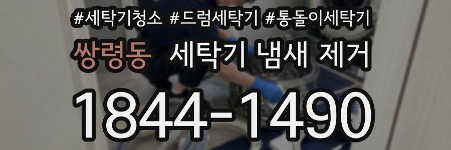 쌍령동 세탁기 냄새 제거