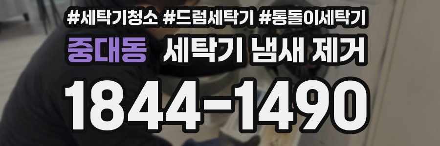 중대동 세탁기 냄새 제거