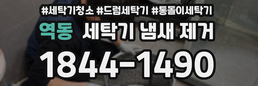 역동 세탁기 냄새 제거