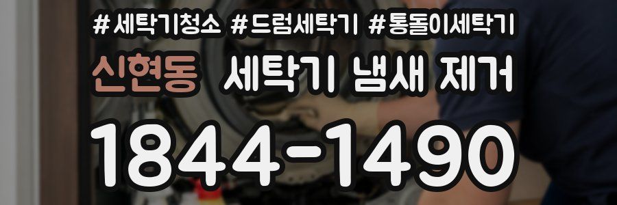 신현동 세탁기 냄새 제거