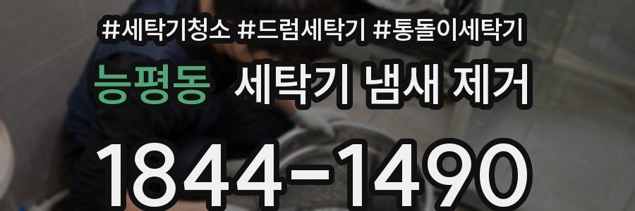 능평동 세탁기 냄새 제거