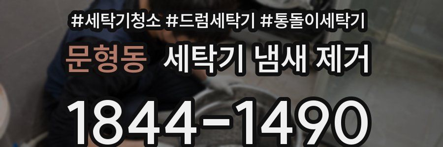 문형동 세탁기 냄새 제거