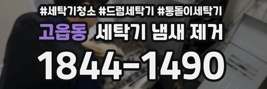 고읍동 세탁기 냄새 제거