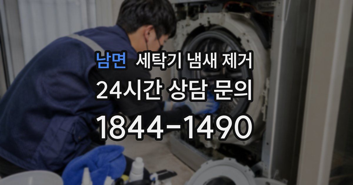 남면 세탁기 냄새 제거