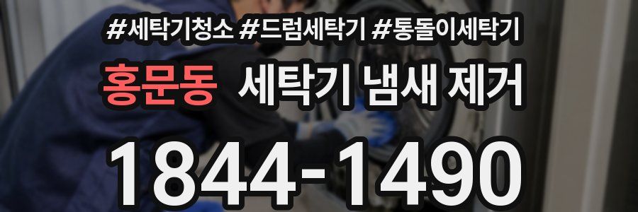 홍문동 세탁기 냄새 제거