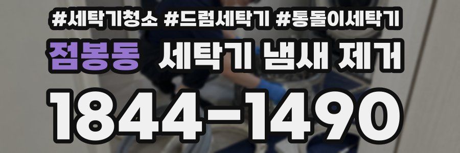 점봉동 세탁기 냄새 제거