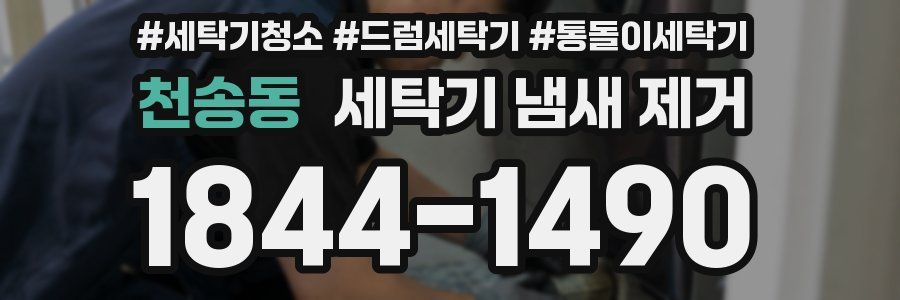 천송동 세탁기 냄새 제거