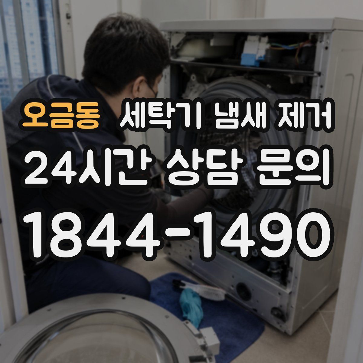 오금동 세탁기 냄새 제거