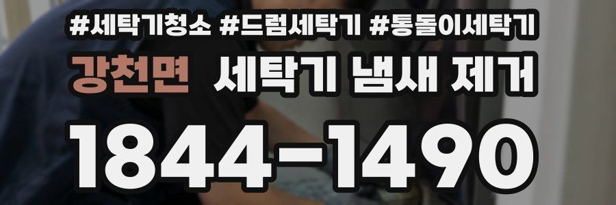강천면 세탁기 냄새 제거