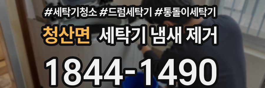 청산면 세탁기 냄새 제거