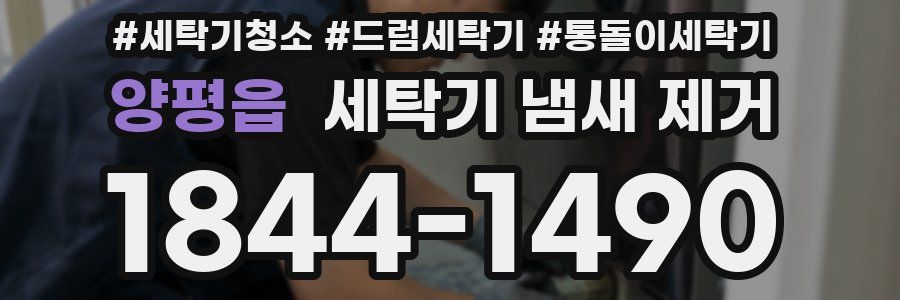 양평읍 세탁기 냄새 제거
