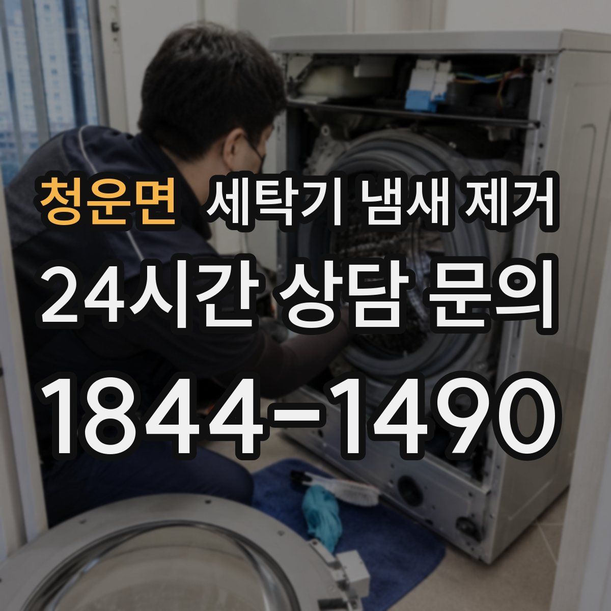 청운면 세탁기 냄새 제거