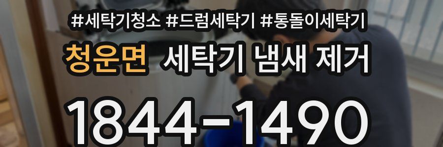 청운면 세탁기 냄새 제거