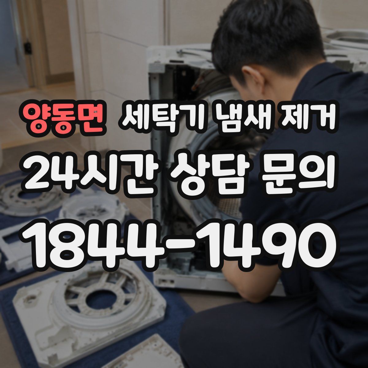 양동면 세탁기 냄새 제거