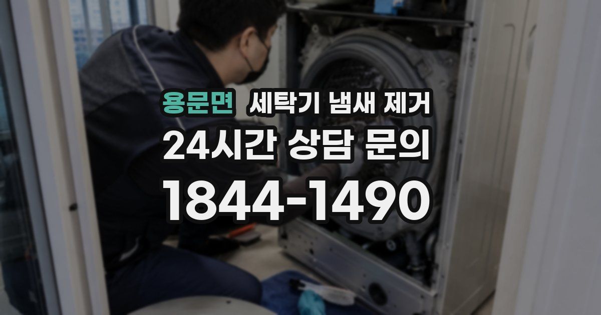 용문면 세탁기 냄새 제거