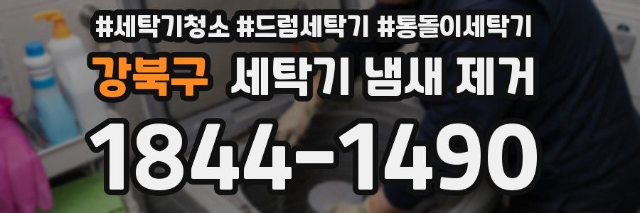 강북구 세탁기 냄새 제거