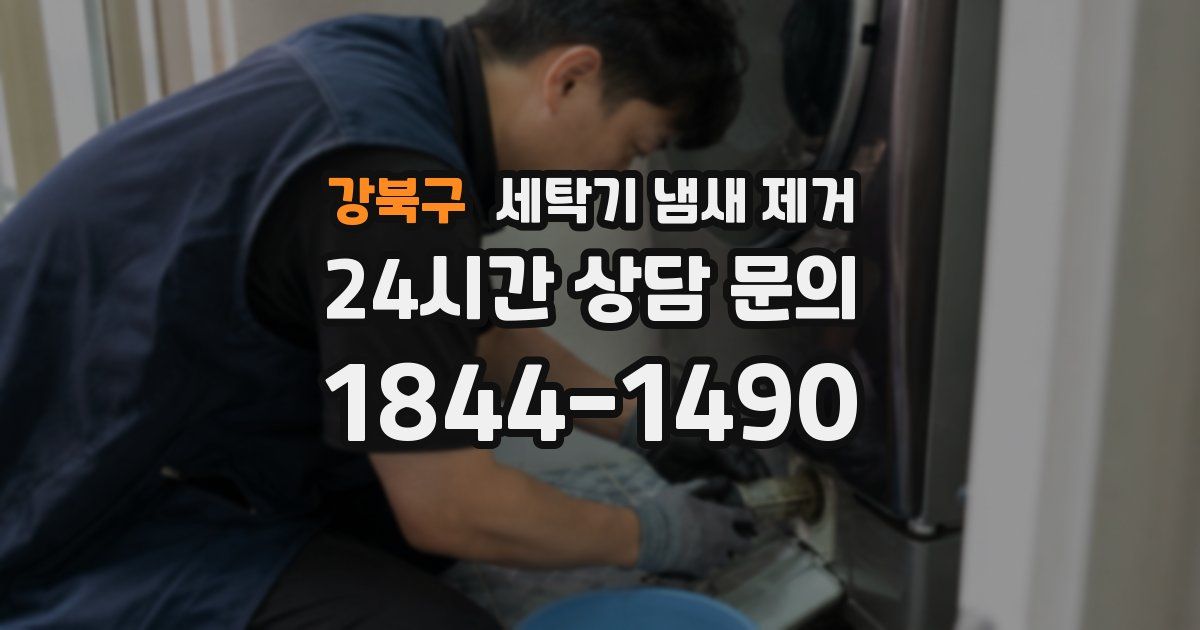 강북구 세탁기 냄새 제거