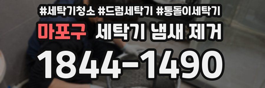 마포구 세탁기 냄새 제거