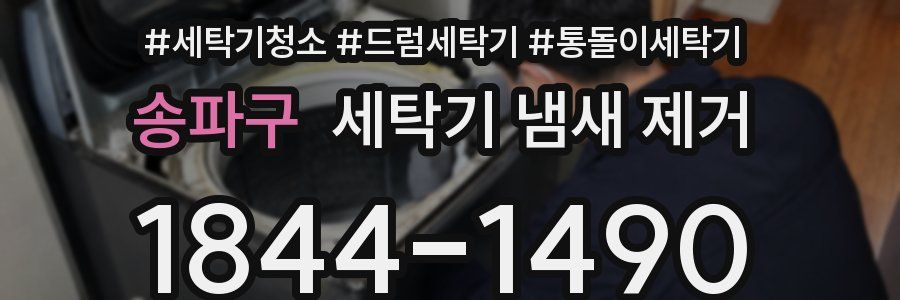 송파구 세탁기 냄새 제거