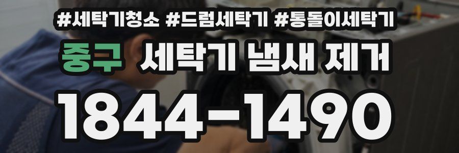 중구 세탁기 냄새 제거