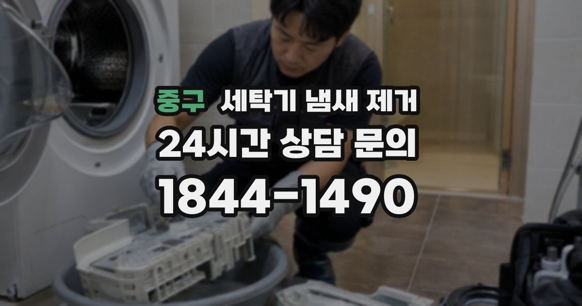 중구 세탁기 냄새 제거