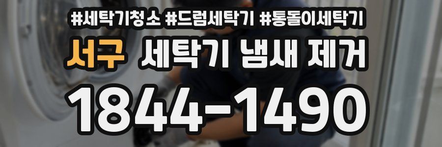 서구 세탁기 냄새 제거