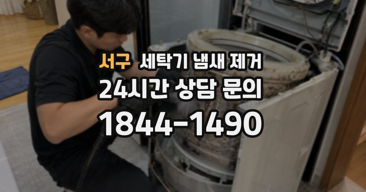서구 세탁기 냄새 제거
