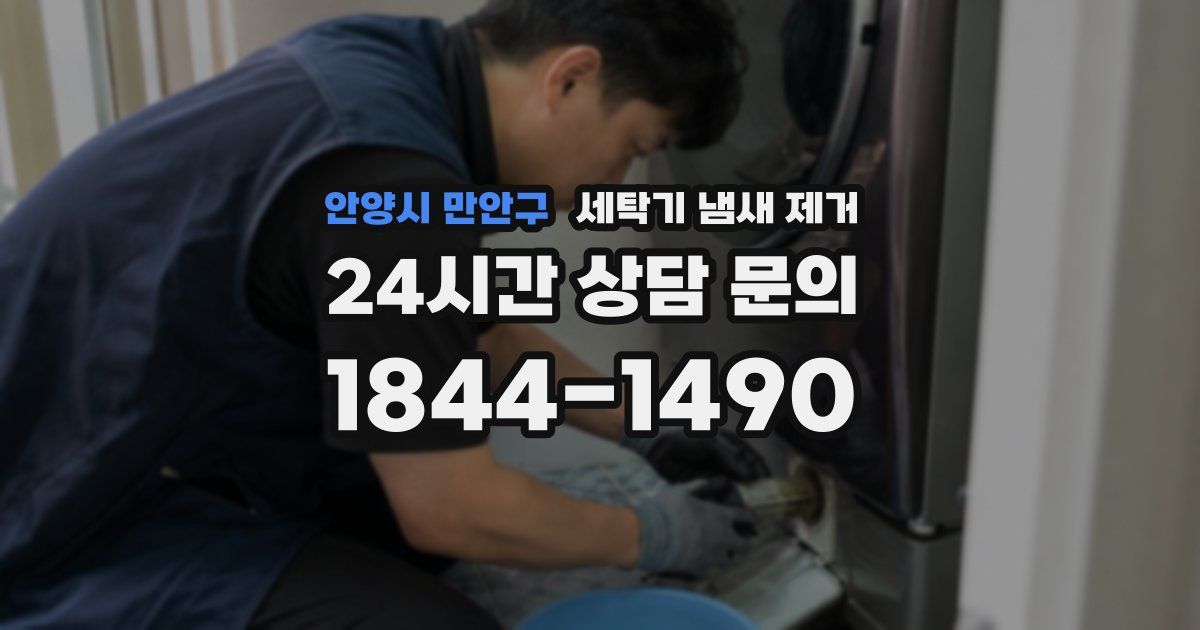 안양시 만안구 세탁기 냄새 제거