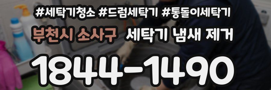 부천시 소사구 세탁기 냄새 제거