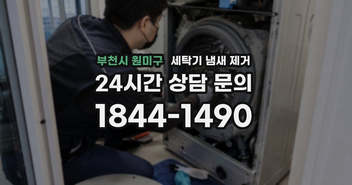 부천시 원미구 세탁기 냄새 제거