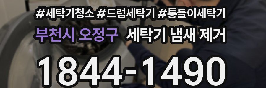 부천시 오정구 세탁기 냄새 제거