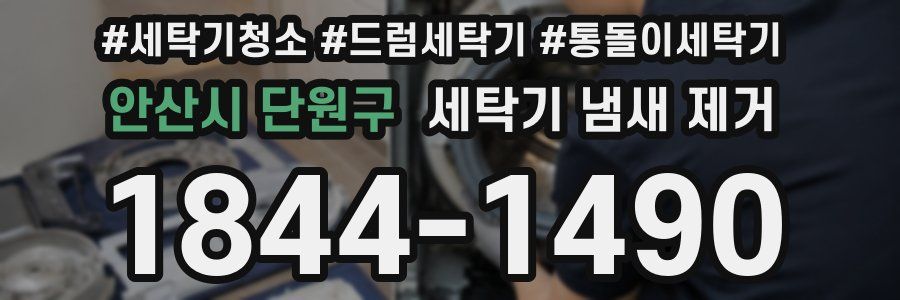 안산시 단원구 세탁기 냄새 제거