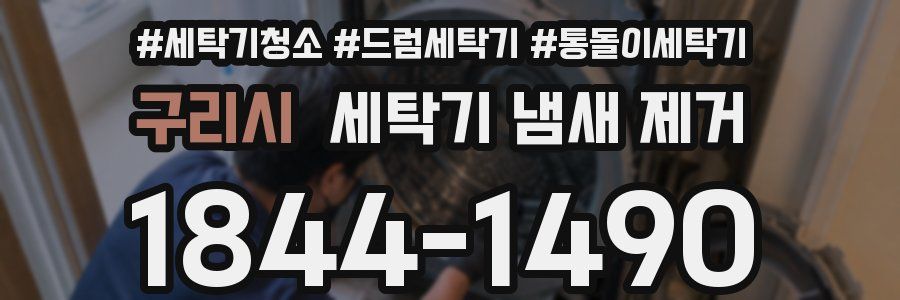 구리시 세탁기 냄새 제거