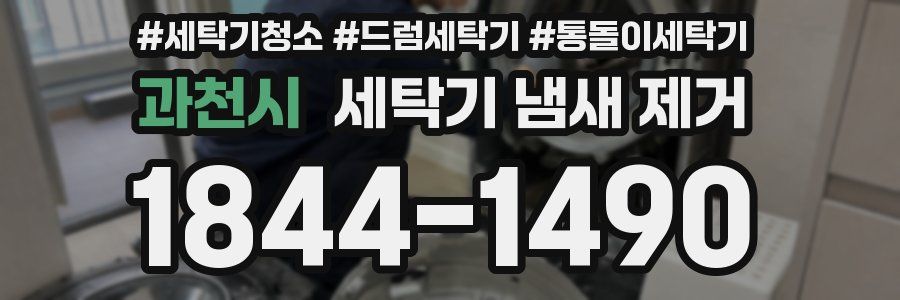과천시 세탁기 냄새 제거